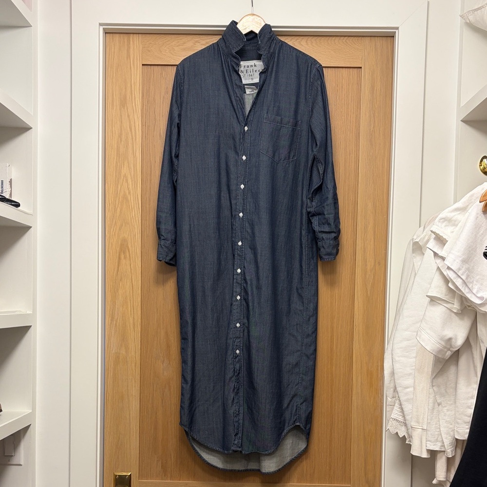 Frank & Eileen Rory Denim Shirt Dress - Polished
